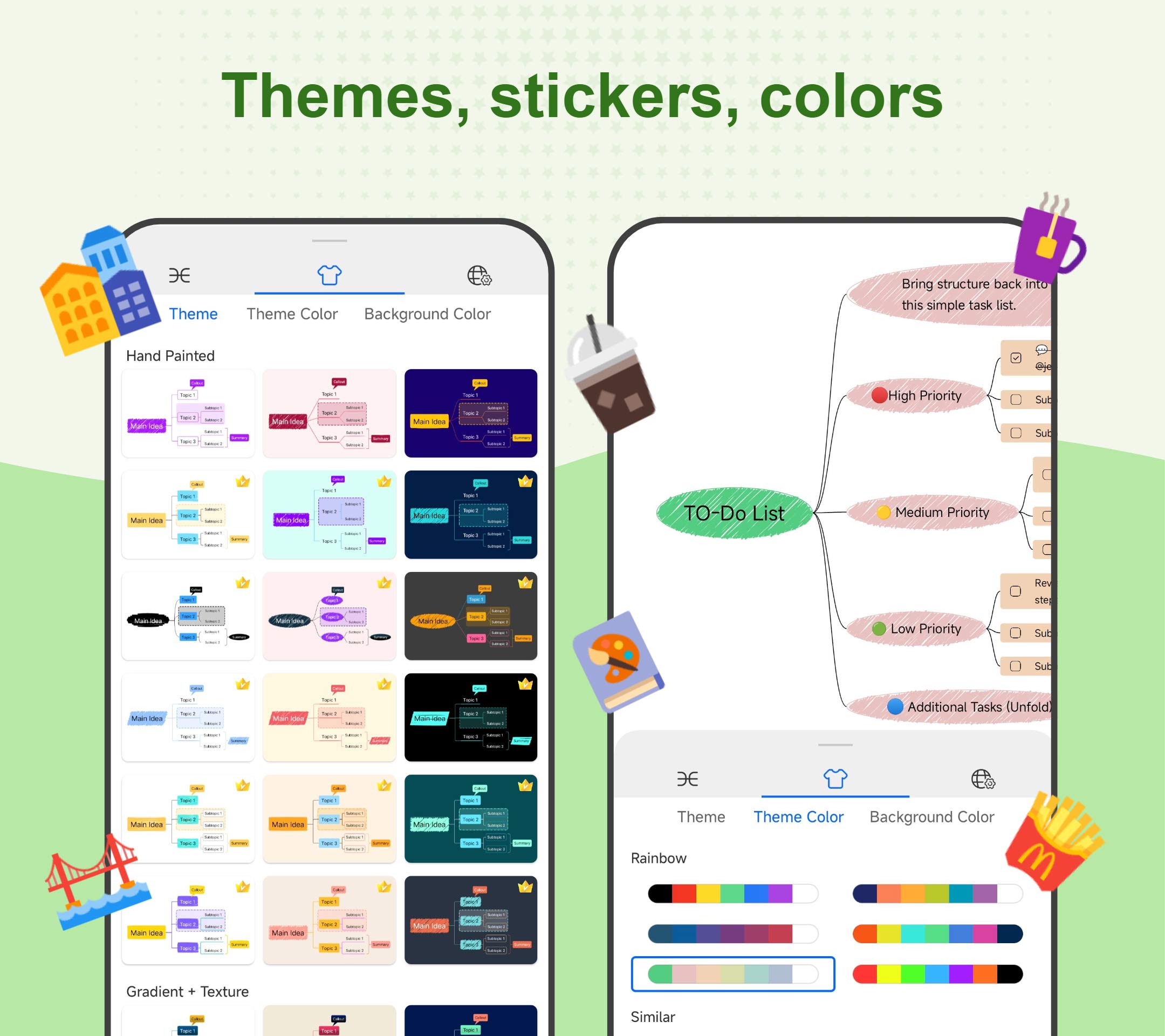اسکرین شات 6 برنامه Nice Mind Map - Mind mapping