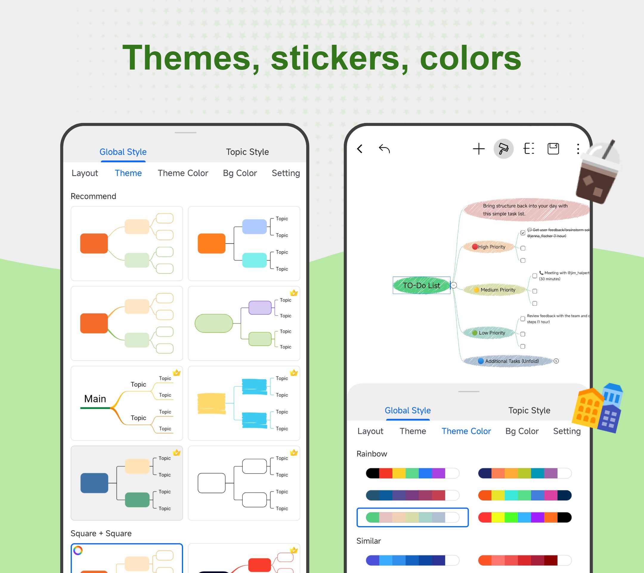 اسکرین شات 5 برنامه Nice Mind Map - Mind mapping