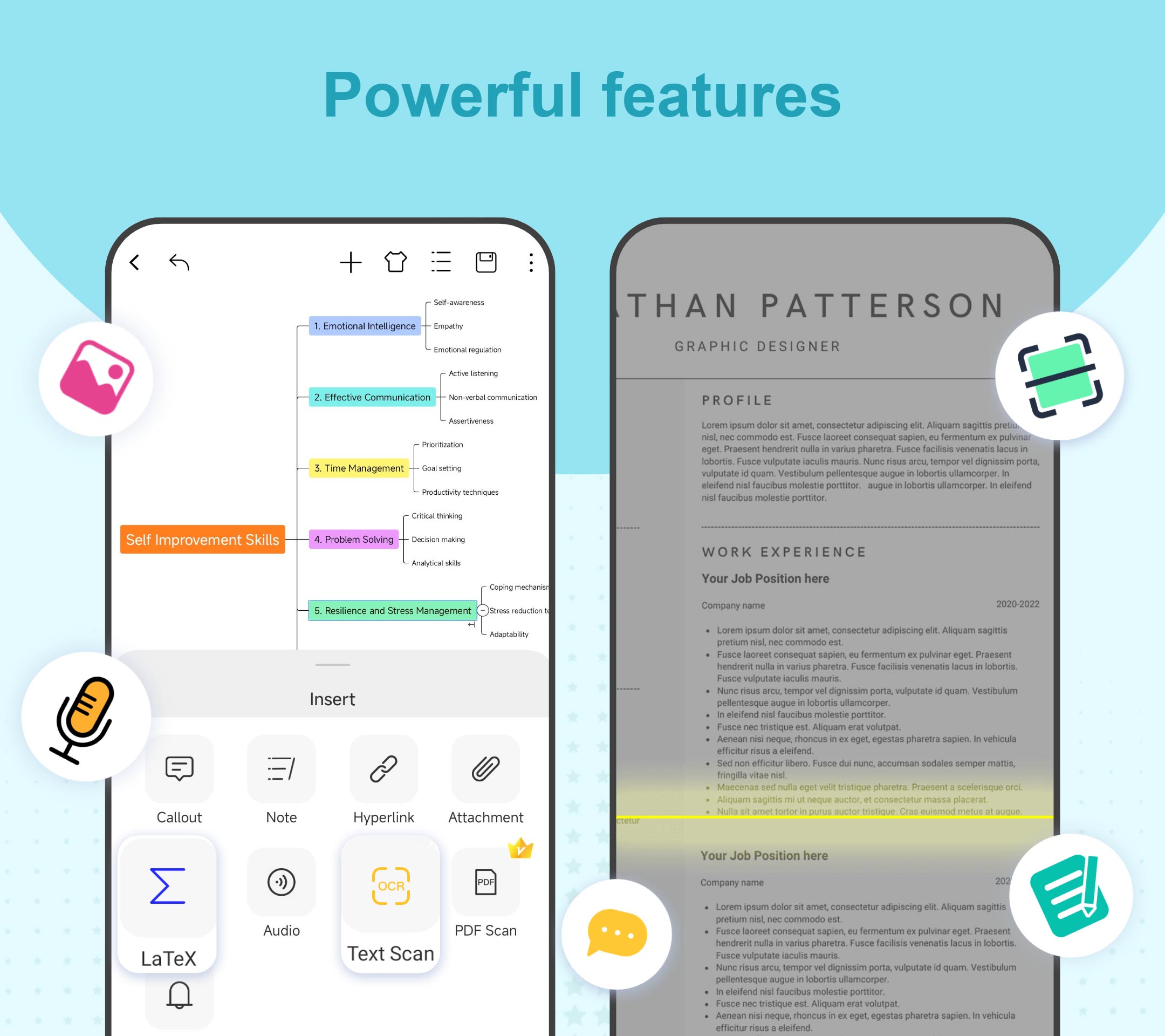 اسکرین شات 5 برنامه Nice Mind Map - Mind mapping