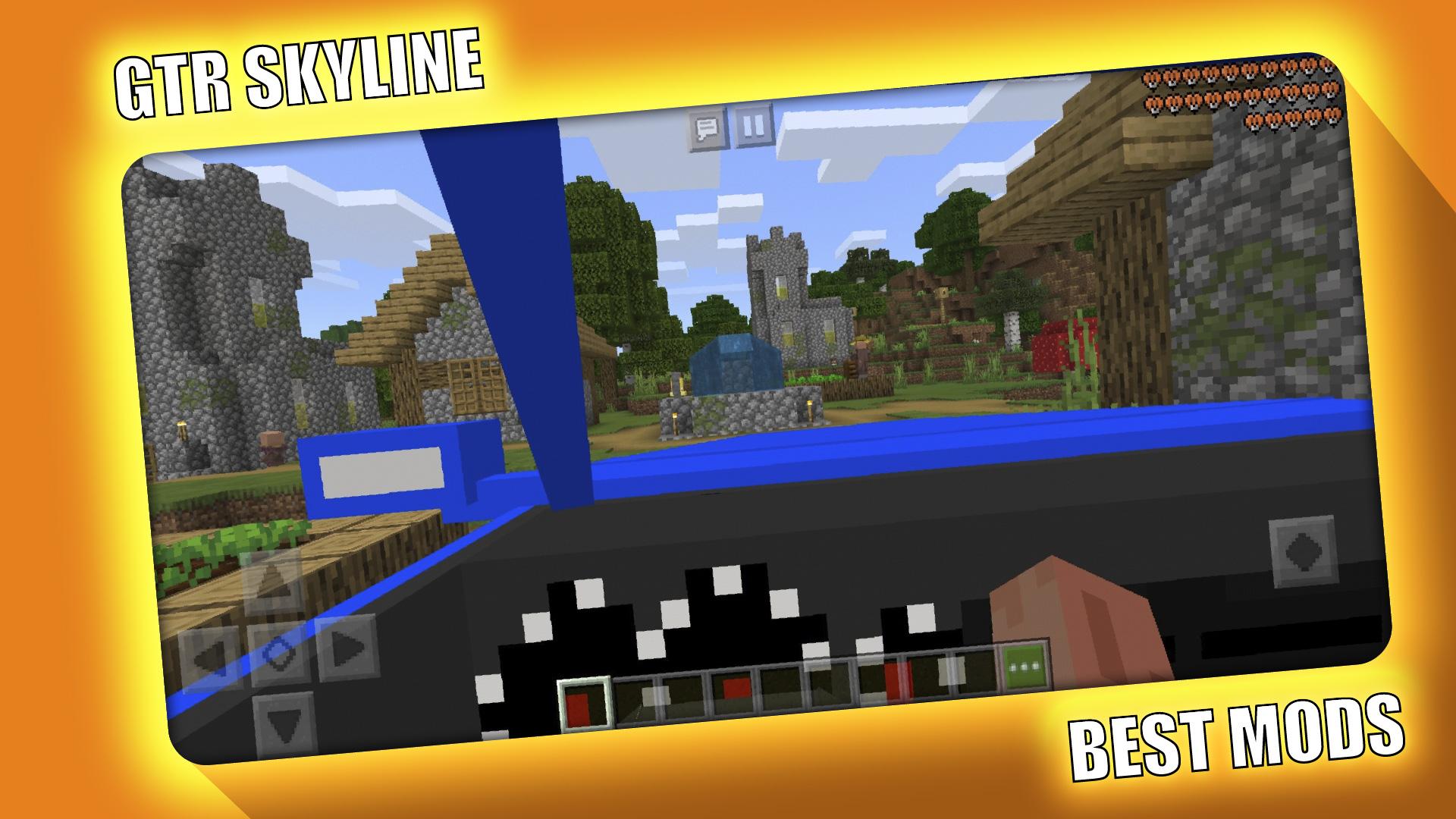 اسکرین شات 1 برنامه GTR Car Mod for Minecraft PE -