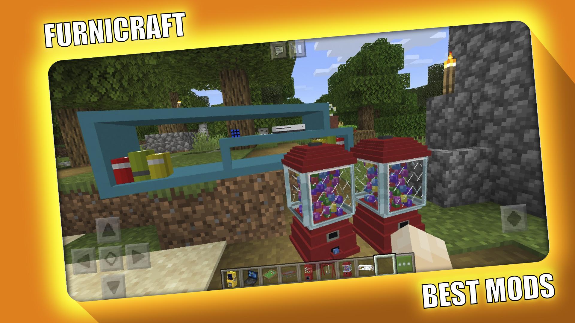 اسکرین شات 2 برنامه Furnicraft Decoration Mod for
