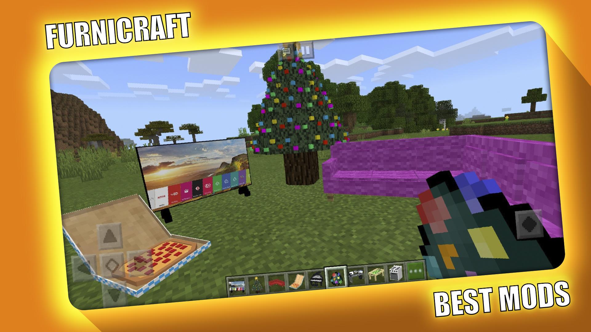 اسکرین شات 3 برنامه Furnicraft Decoration Mod for