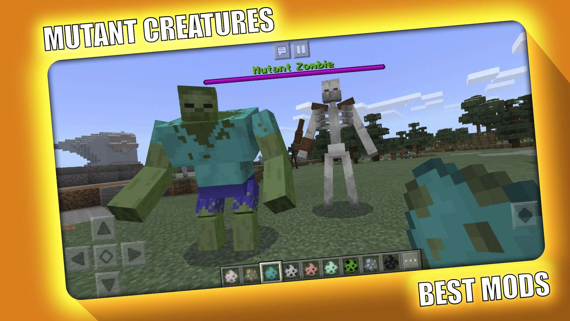 اسکرین شات 2 برنامه Mutant Creatures Mod for Minec