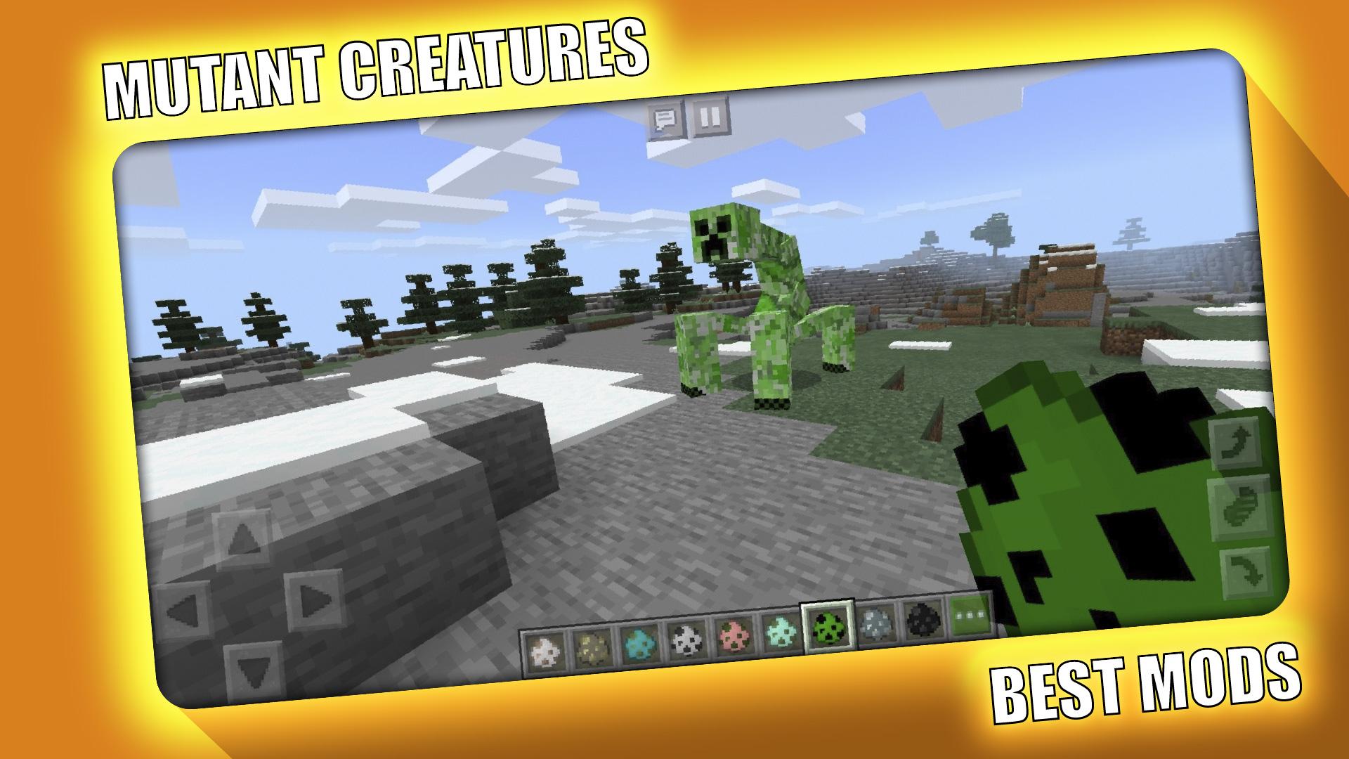 اسکرین شات 1 برنامه Mutant Creatures Mod for Minec