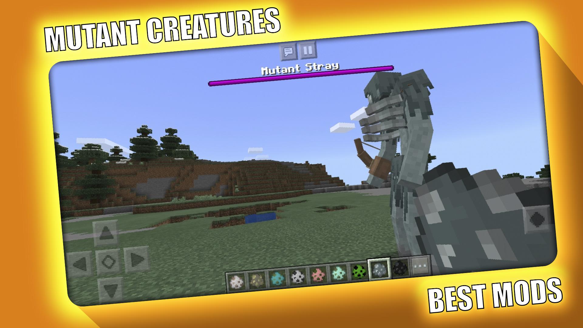 اسکرین شات 4 برنامه Mutant Creatures Mod for Minec