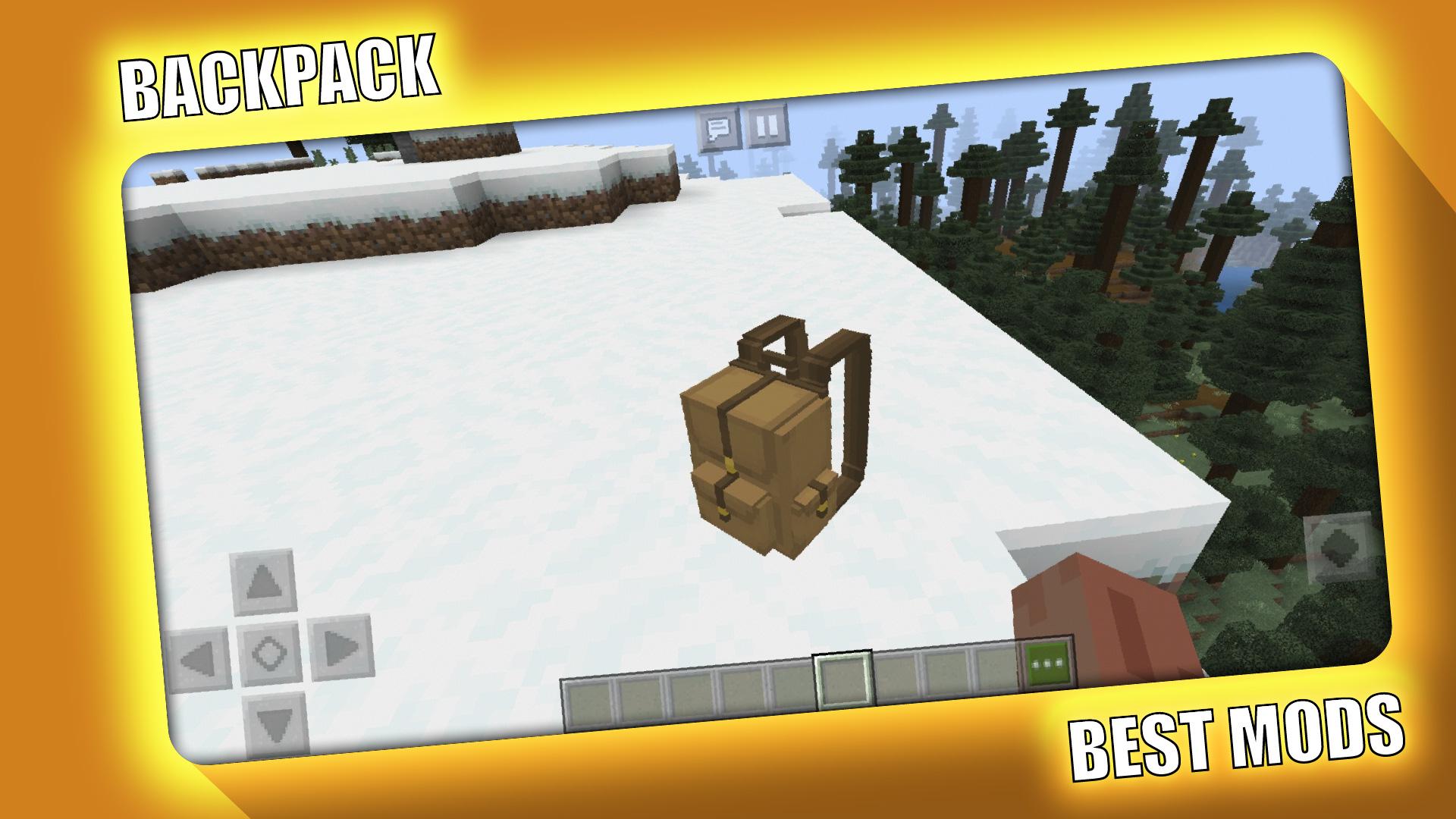 اسکرین شات 1 برنامه BackPack Mod for Minecraft PE