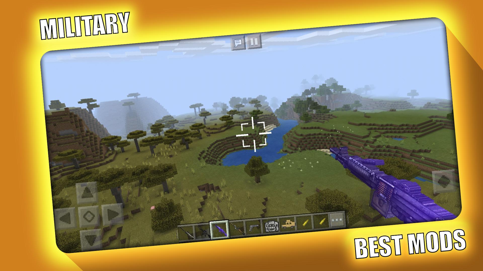 اسکرین شات 3 برنامه Military Mod for Minecraft PE