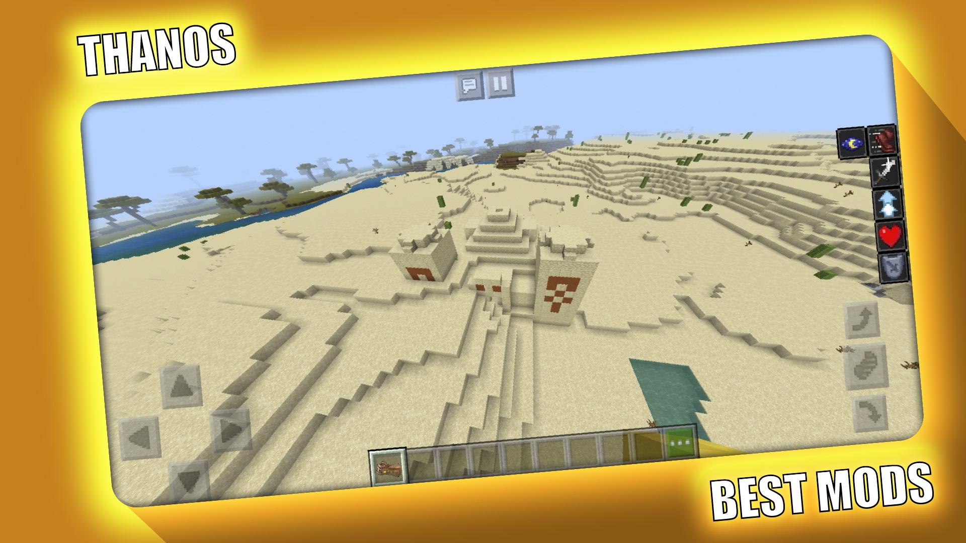 اسکرین شات 4 برنامه Thanos Mod for Minecraft PE -