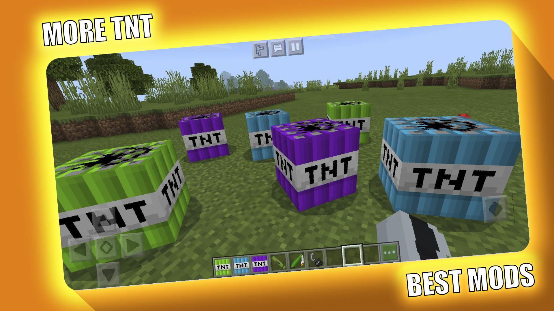 اسکرین شات 3 برنامه TNT Mod for Minecraft PE - MCP