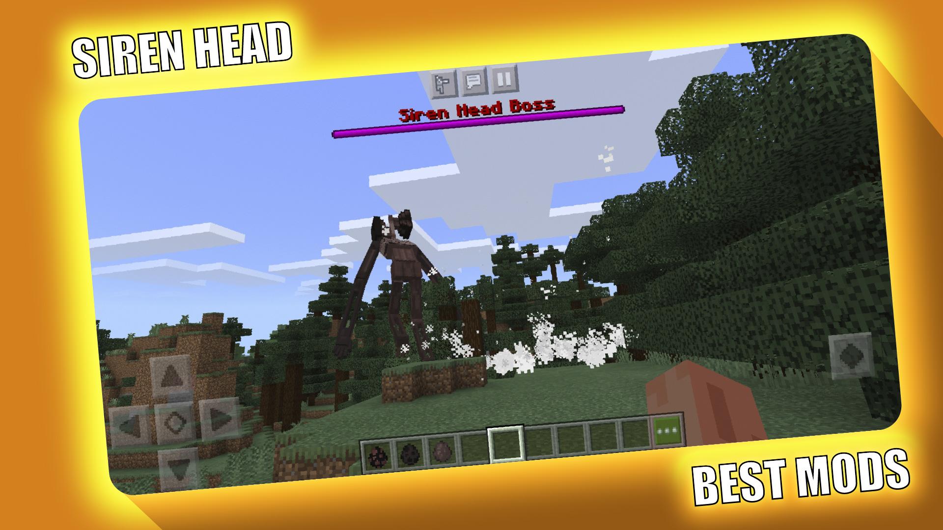 اسکرین شات 1 برنامه Siren Head Mod for Minecraft P