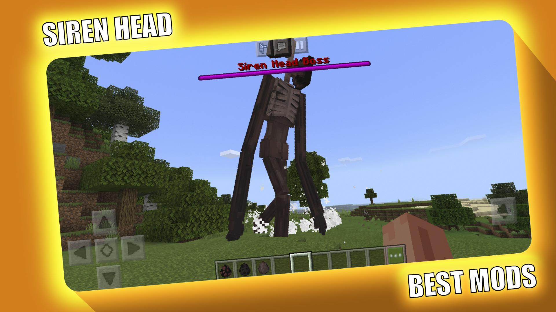 اسکرین شات 2 برنامه Siren Head Mod for Minecraft P