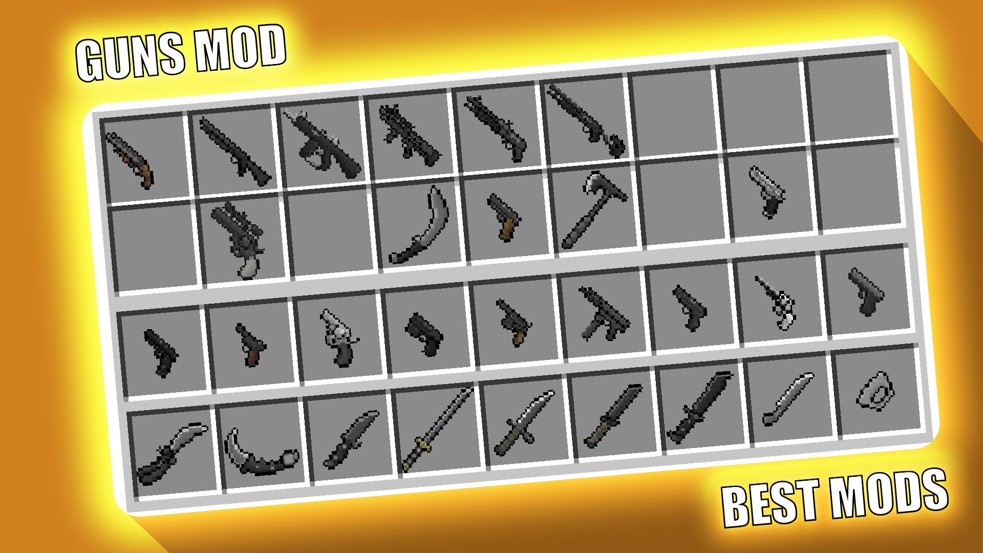 اسکرین شات 4 برنامه Guns Mod for Minecraft PE - MC