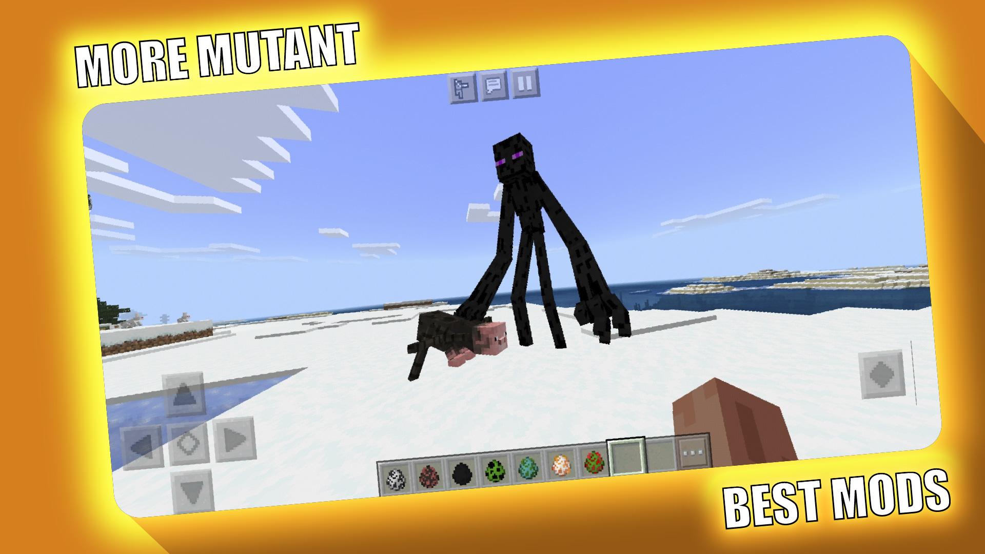 اسکرین شات 3 برنامه More Mutant Mod for Minecraft