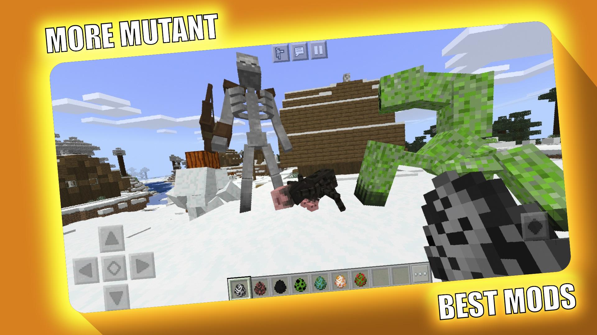 اسکرین شات 2 برنامه More Mutant Mod for Minecraft