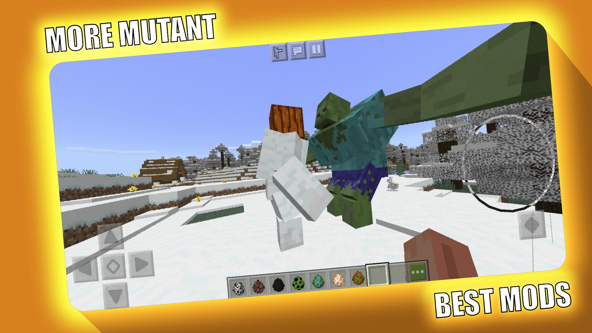 اسکرین شات 1 برنامه More Mutant Mod for Minecraft