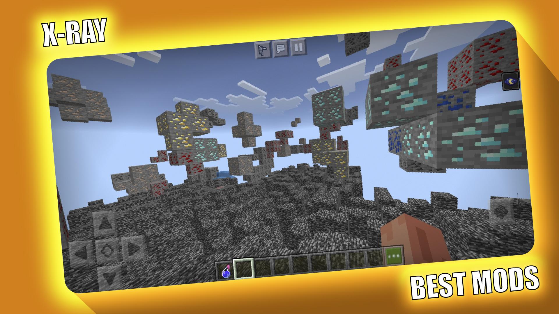 اسکرین شات 1 برنامه X-RAY Mod for Minecraft PE - M