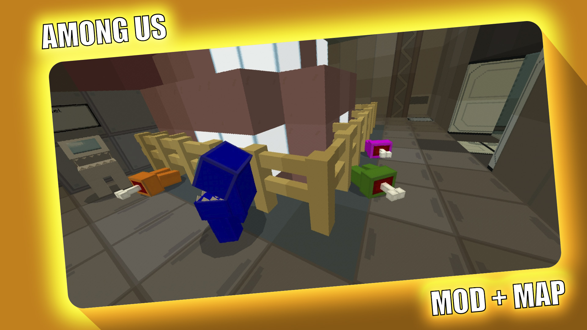 اسکرین شات 1 برنامه Among Us Mod Minecraft