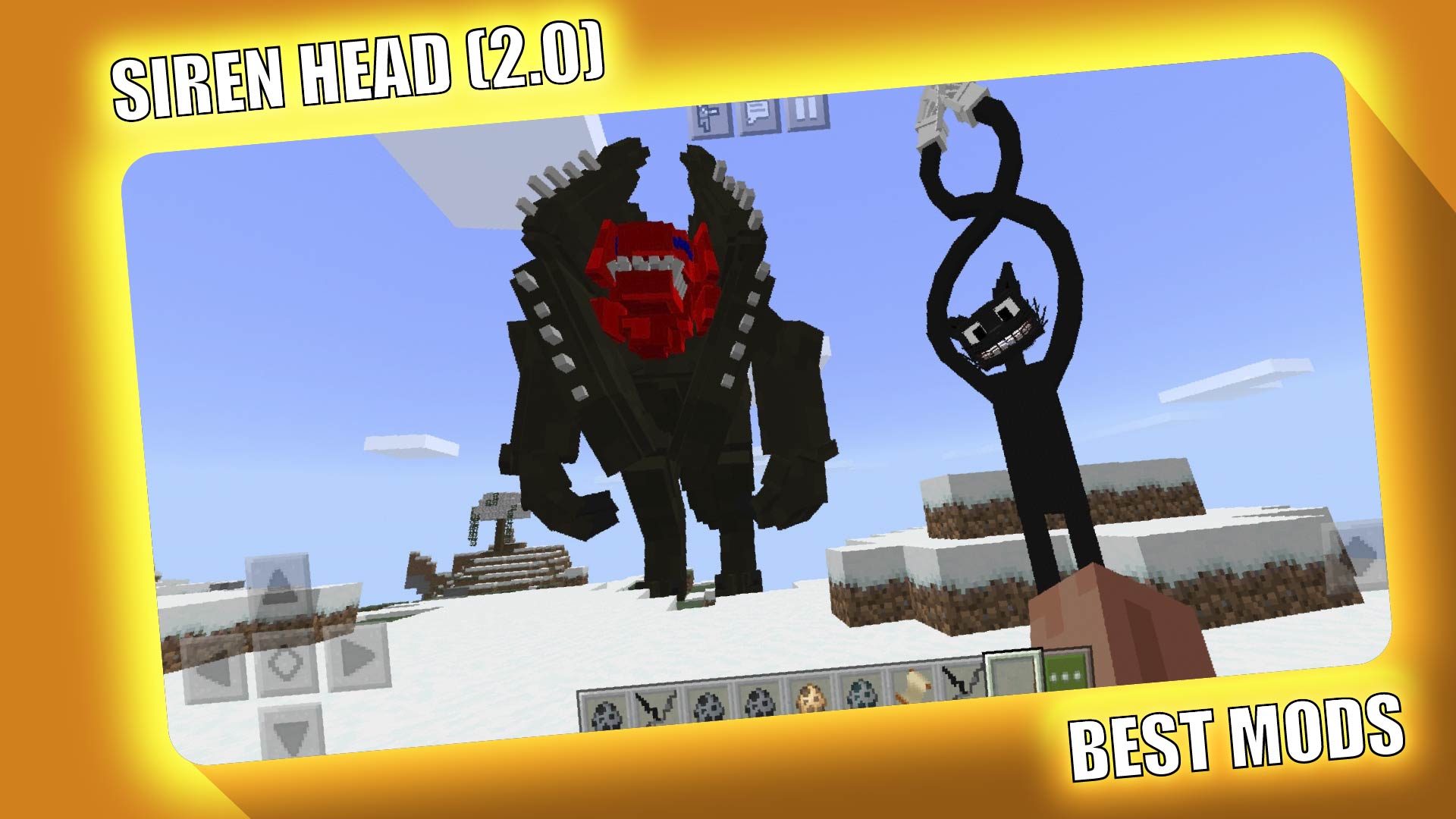اسکرین شات 2 برنامه Siren Head v2 Minecraft