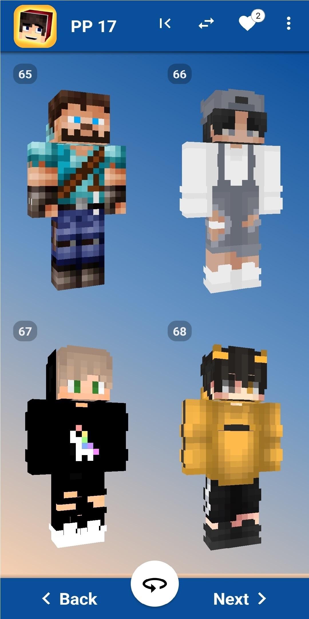 اسکرین شات 2 برنامه Boy Skins Minecraft