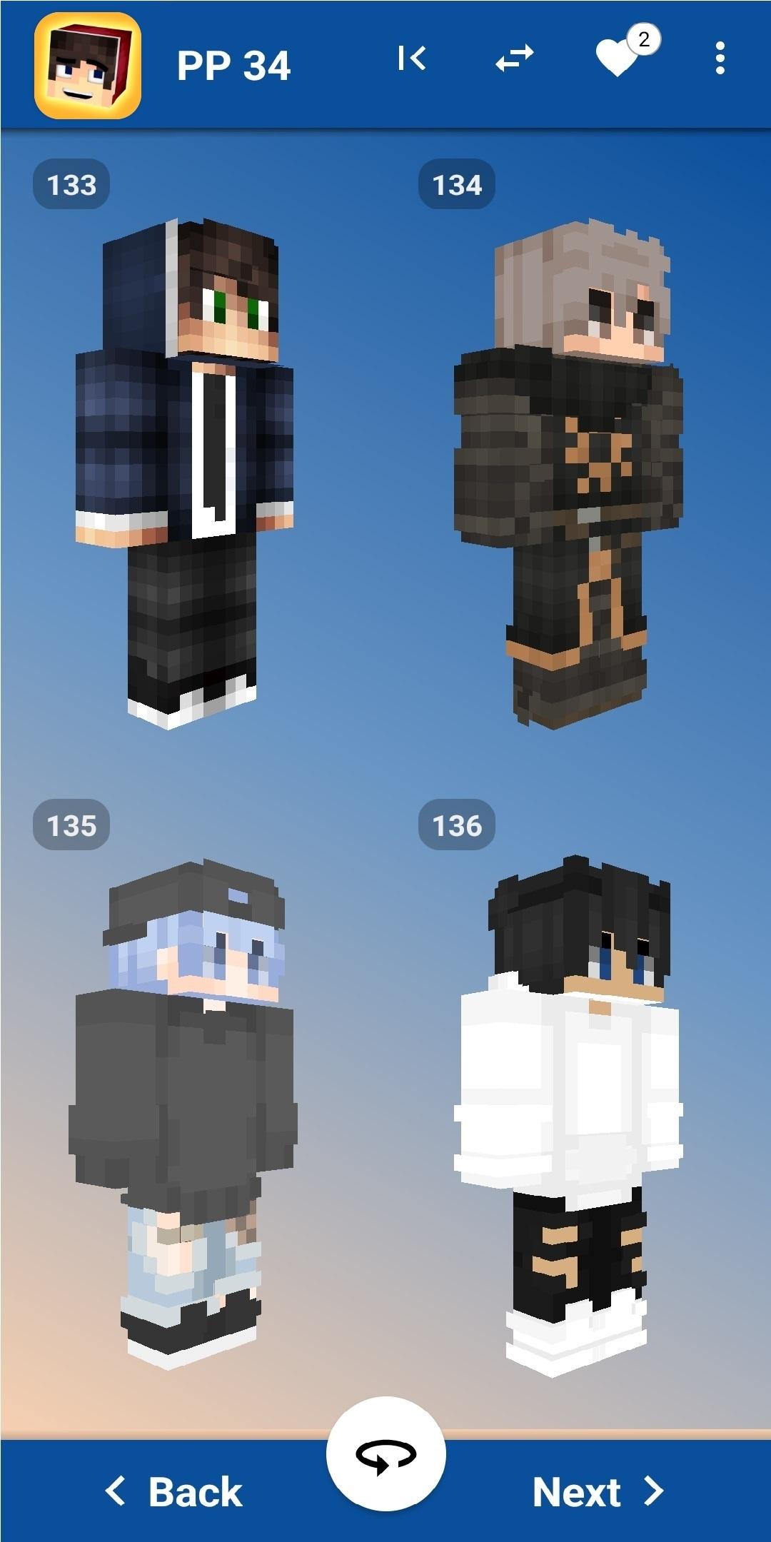 اسکرین شات 4 برنامه Boy Skins Minecraft