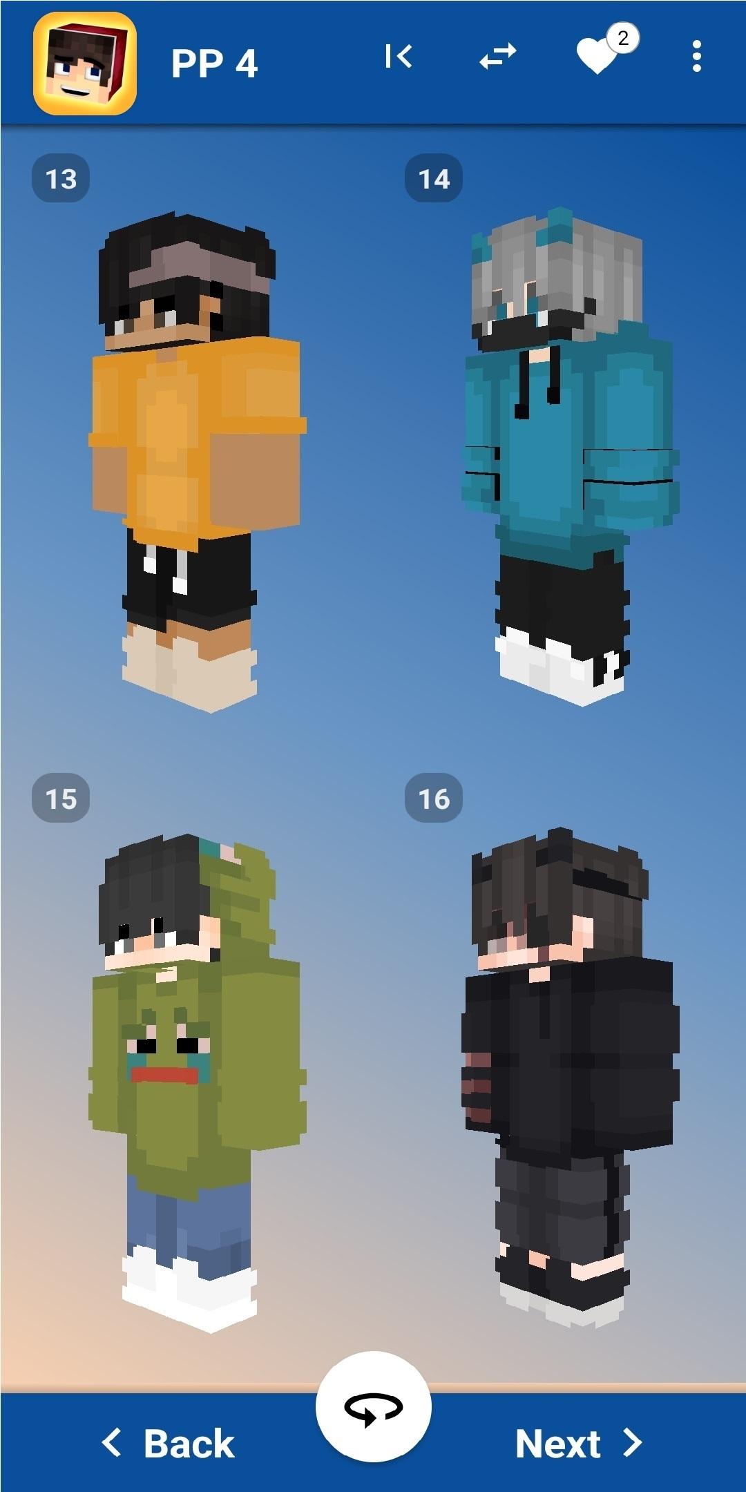 اسکرین شات 1 برنامه Boy Skins Minecraft