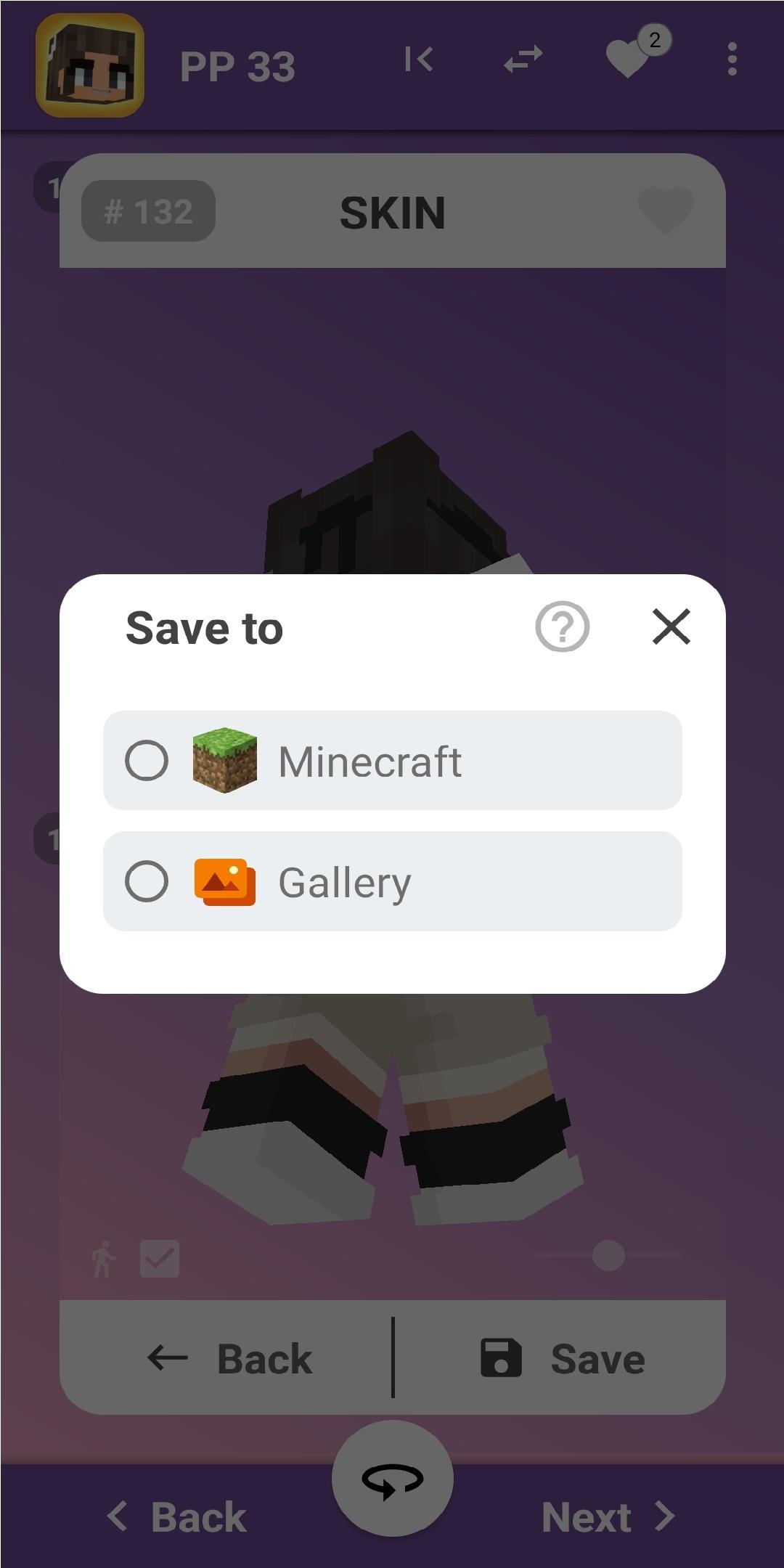 اسکرین شات 6 برنامه Girl Skins Minecraft
