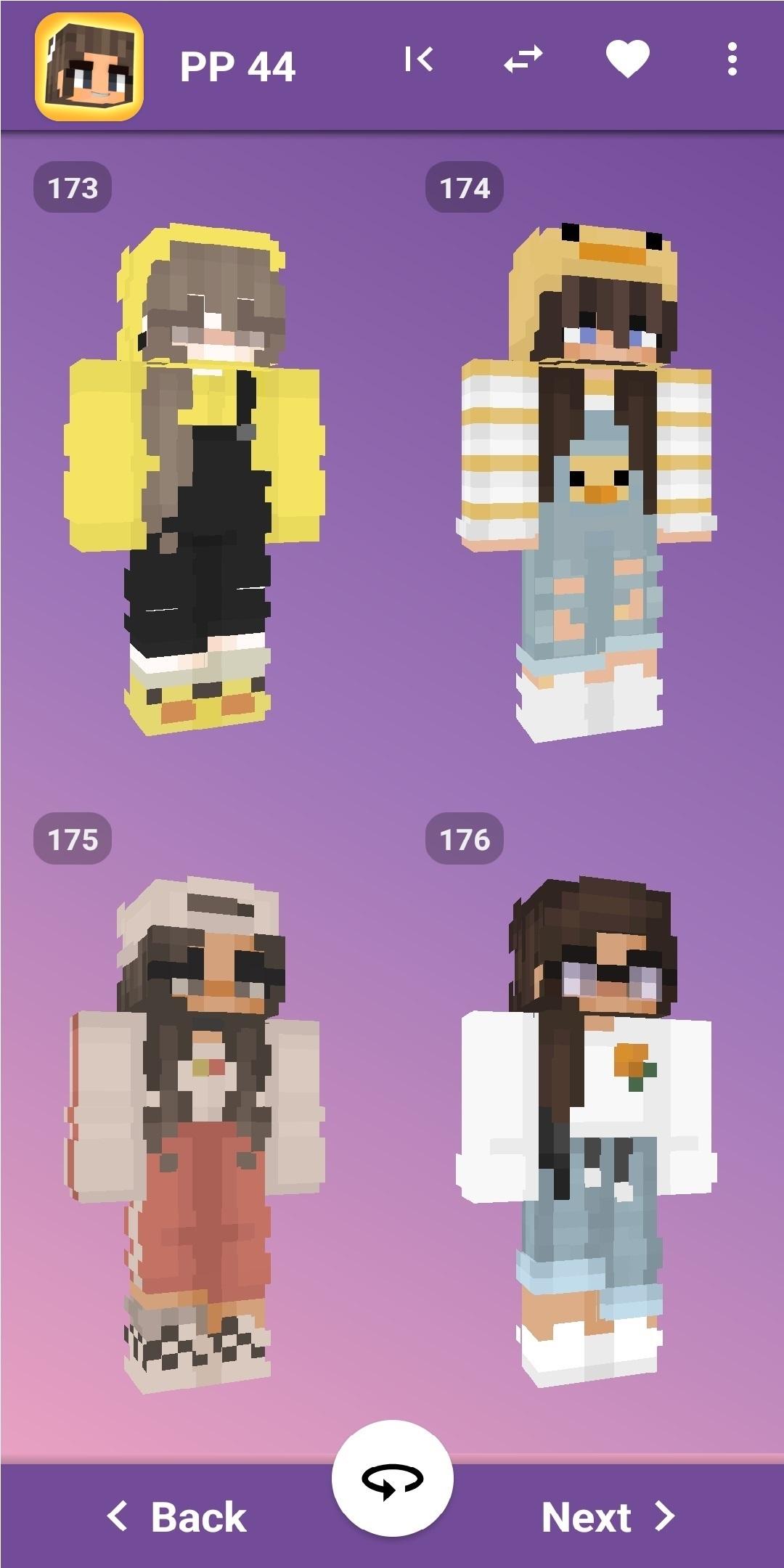 اسکرین شات 2 برنامه Girl Skins Minecraft