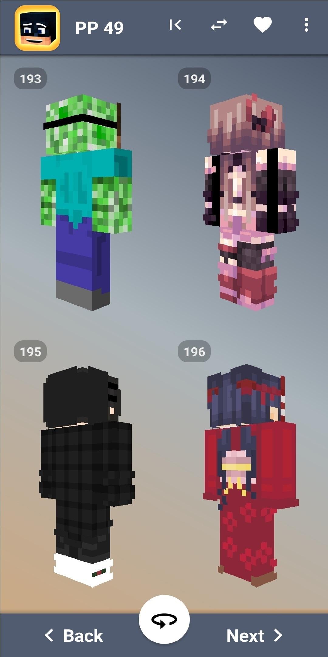 اسکرین شات 5 برنامه Mask Skins Minecraft