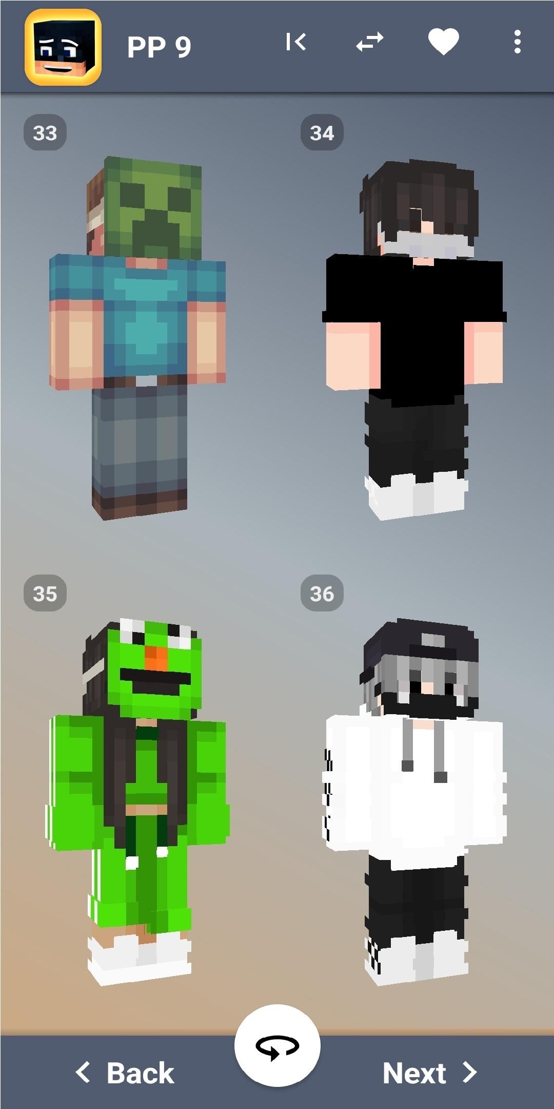 اسکرین شات 2 برنامه Mask Skins Minecraft
