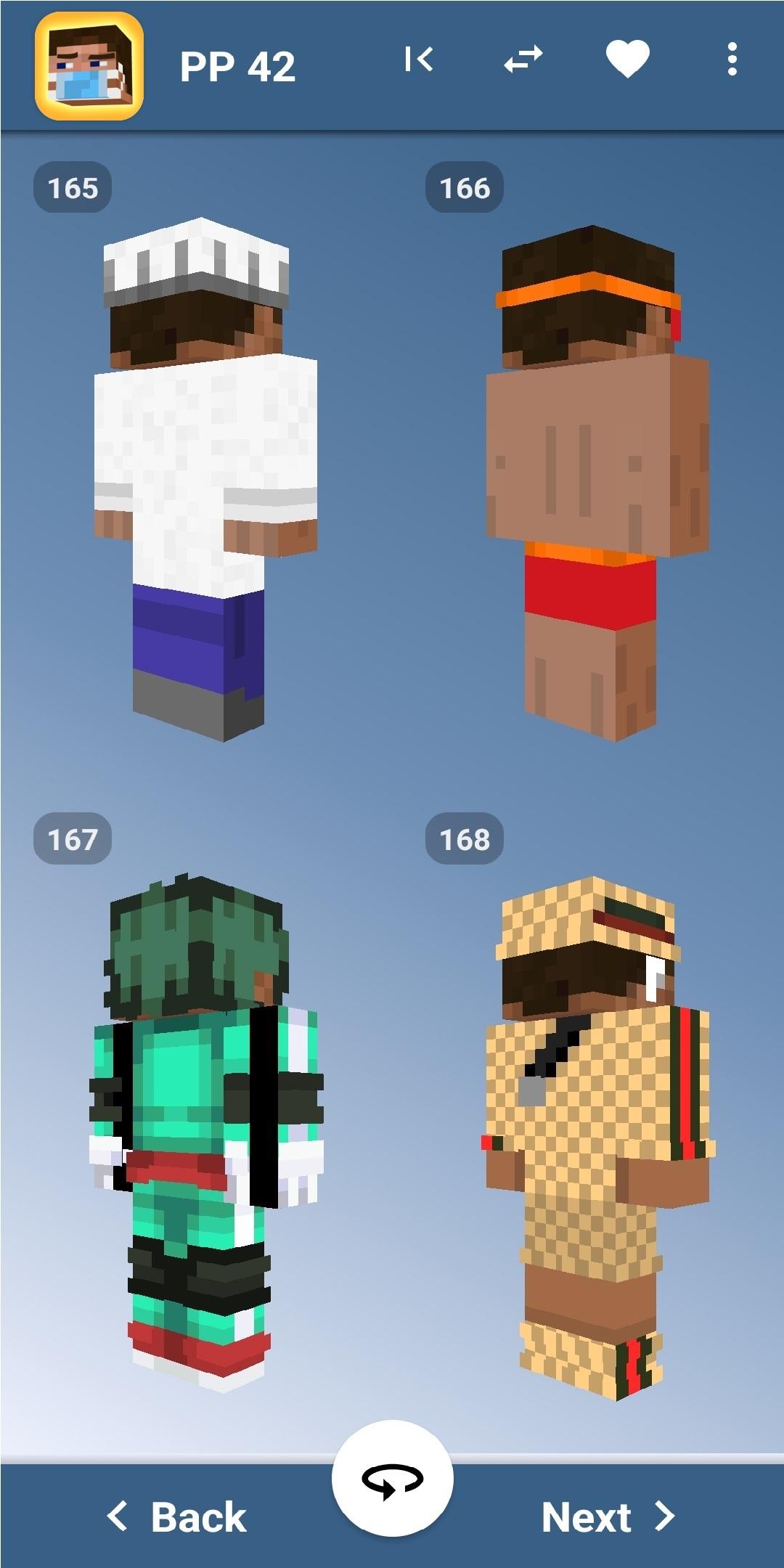 اسکرین شات 5 برنامه Steve Skins Minecraft