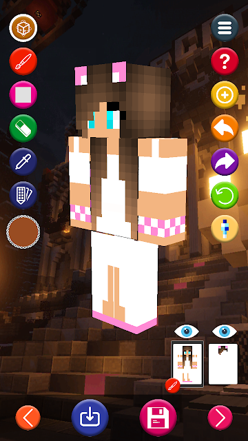 اسکرین شات 1 برنامه Skin Editor 3D for Minecraft