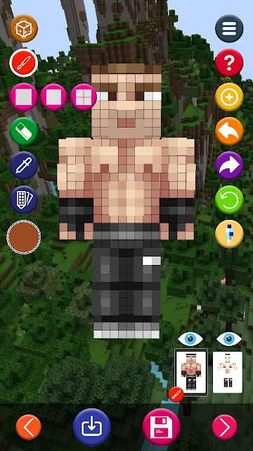 اسکرین شات 4 برنامه Skin Editor 3D for Minecraft
