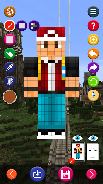 اسکرین شات 3 برنامه Skin Editor 3D for Minecraft