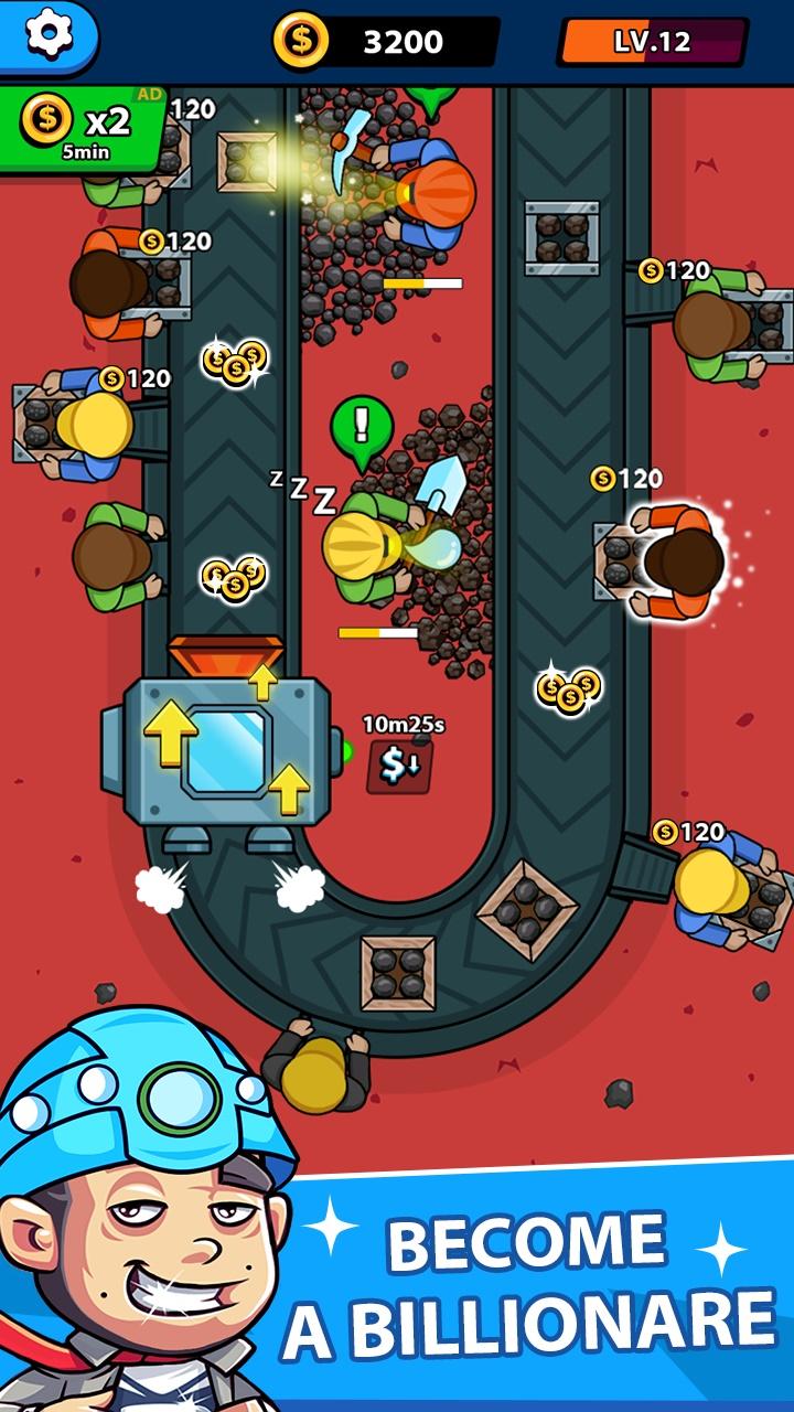 اسکرین شات 1 بازی Idle Miner Tycoon - Gold Miner