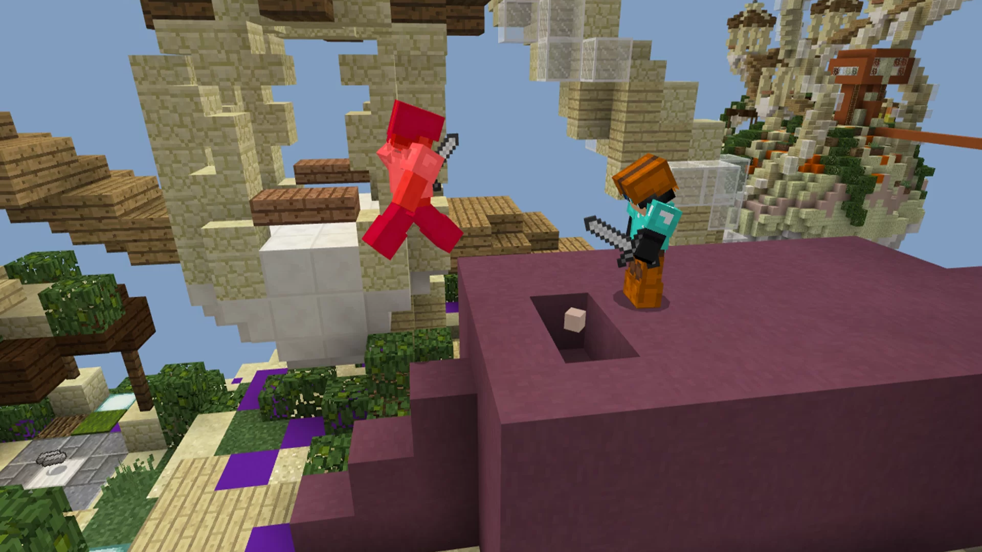 اسکرین شات 3 برنامه Bed wars for minecraft