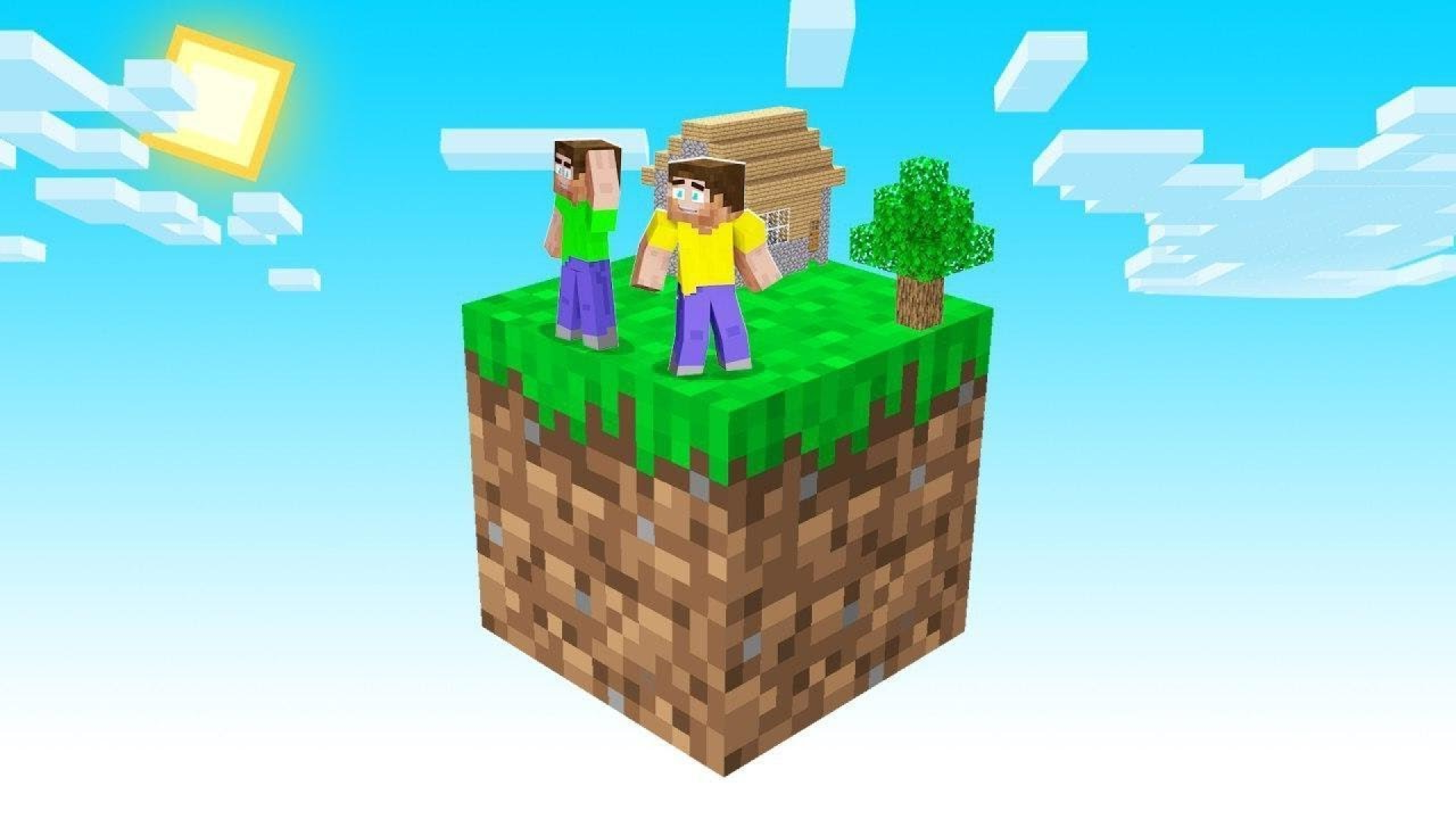 اسکرین شات 1 برنامه One block - survival maps