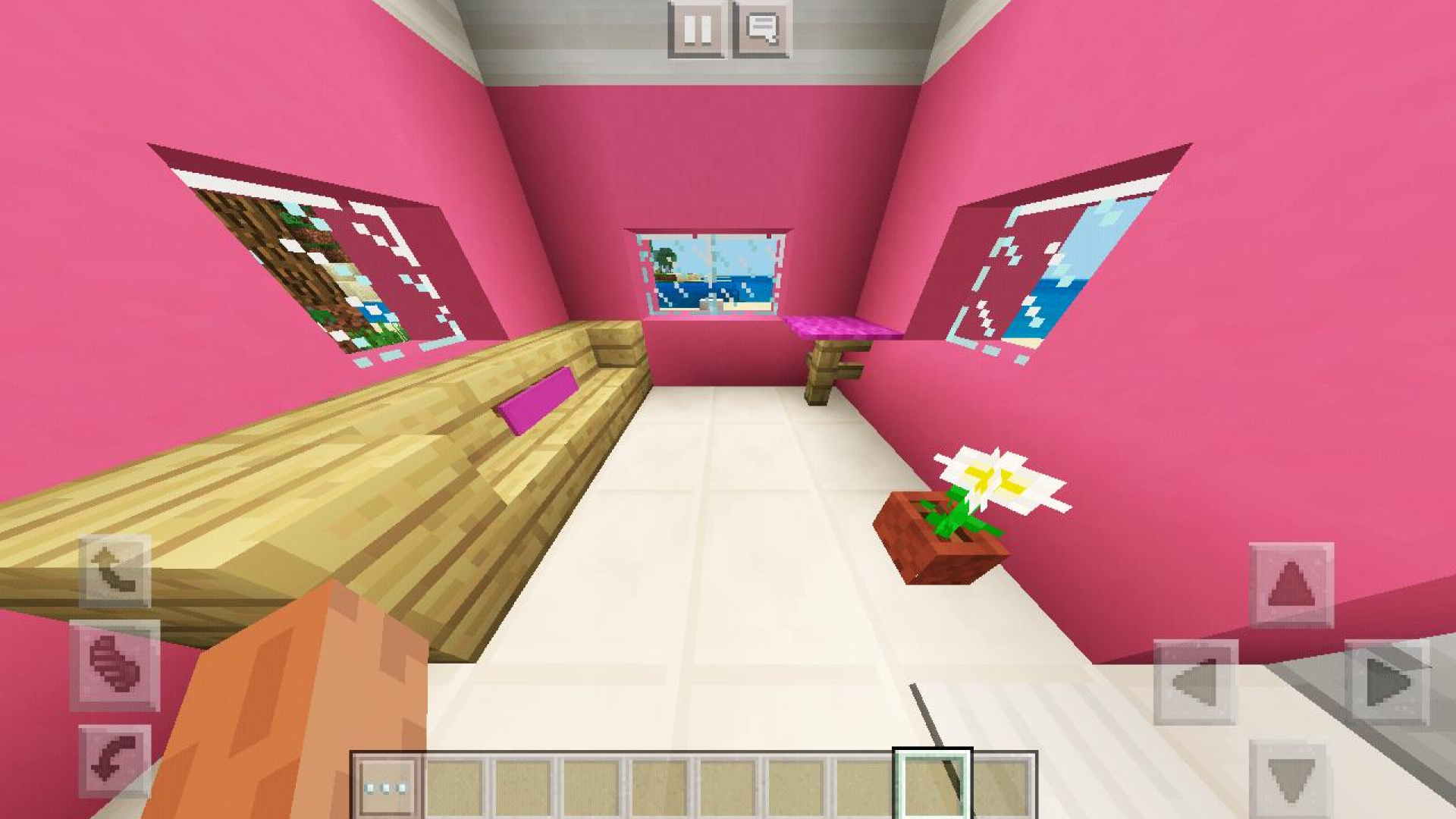 اسکرین شات 3 برنامه Pink mansion for minecraft