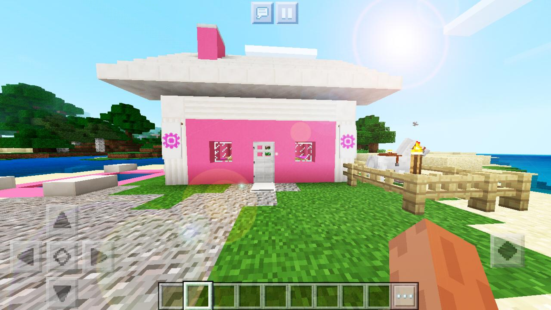 اسکرین شات 1 برنامه Pink mansion for minecraft