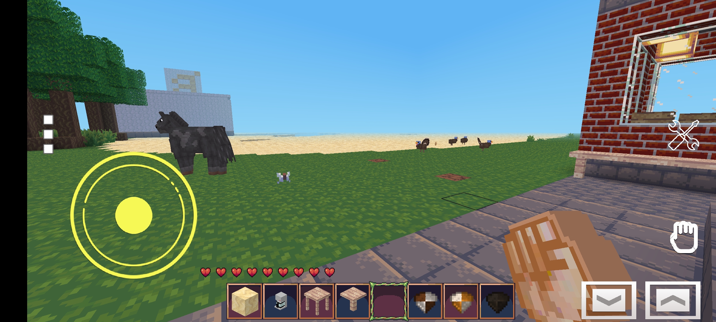 اسکرین شات 2 برنامه Minicraft Kingdom Rise Build