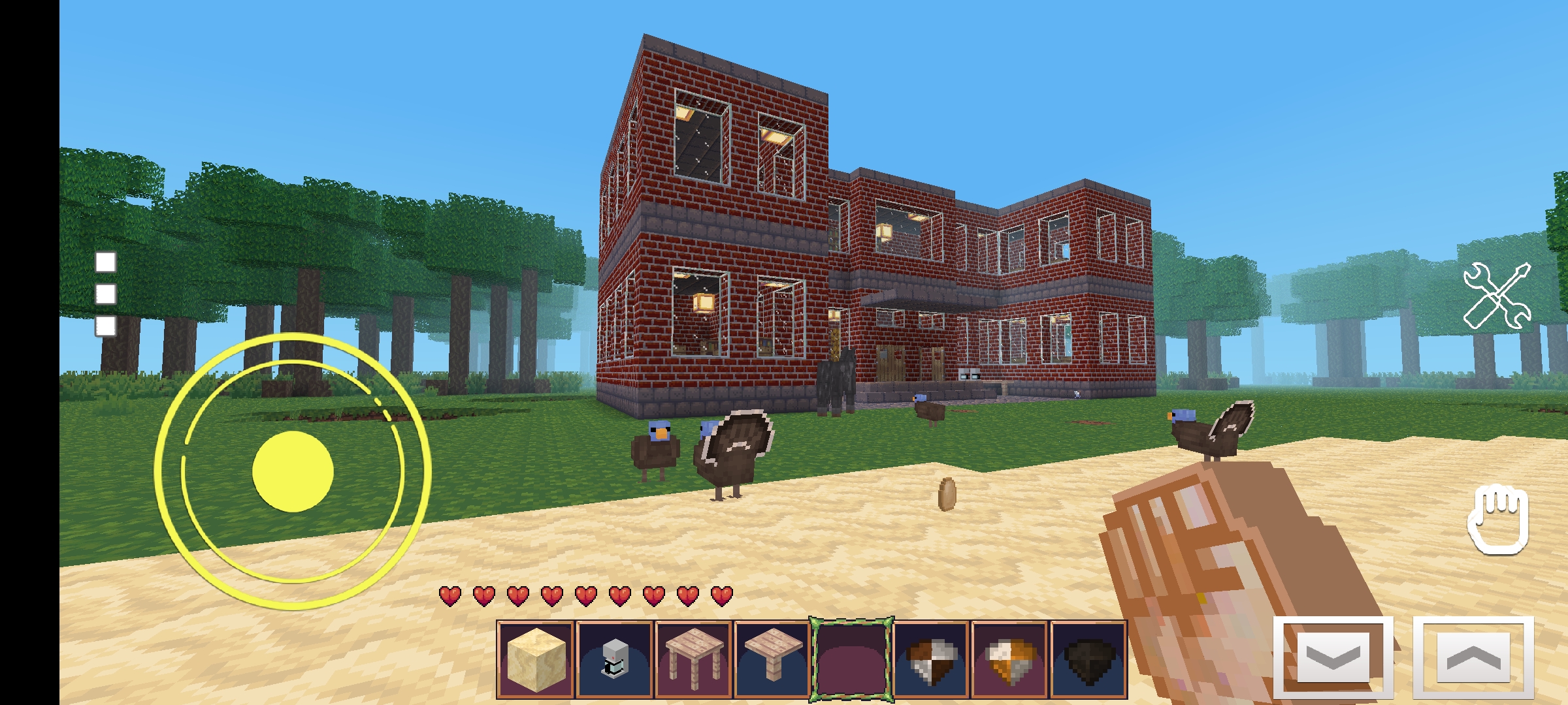 اسکرین شات 3 برنامه Minicraft Kingdom Rise Build