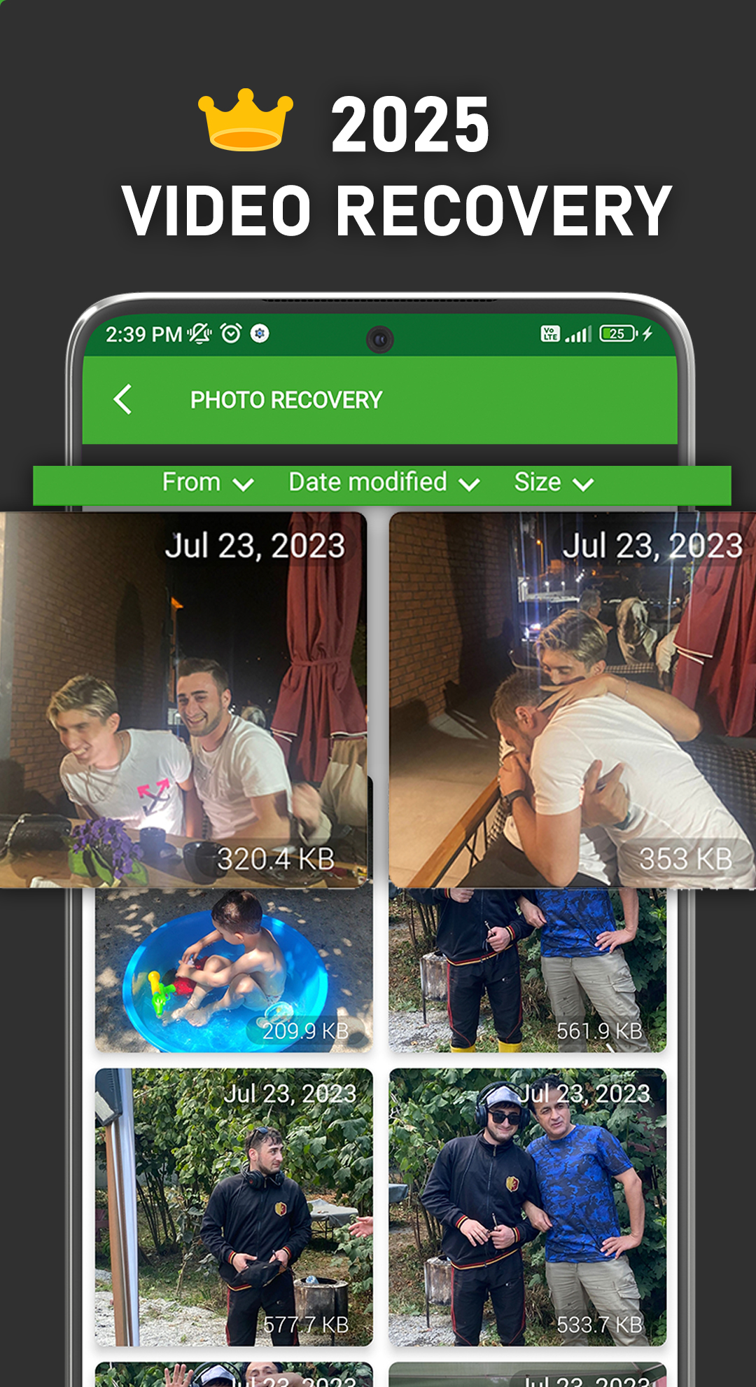 اسکرین شات 2 برنامه Deleted Video Recovery - Deeps