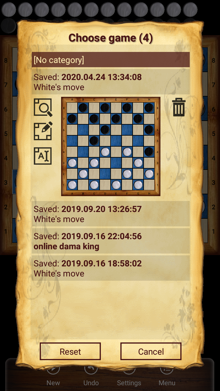 اسکرین شات 7 بازی Brazilian Damas - Online