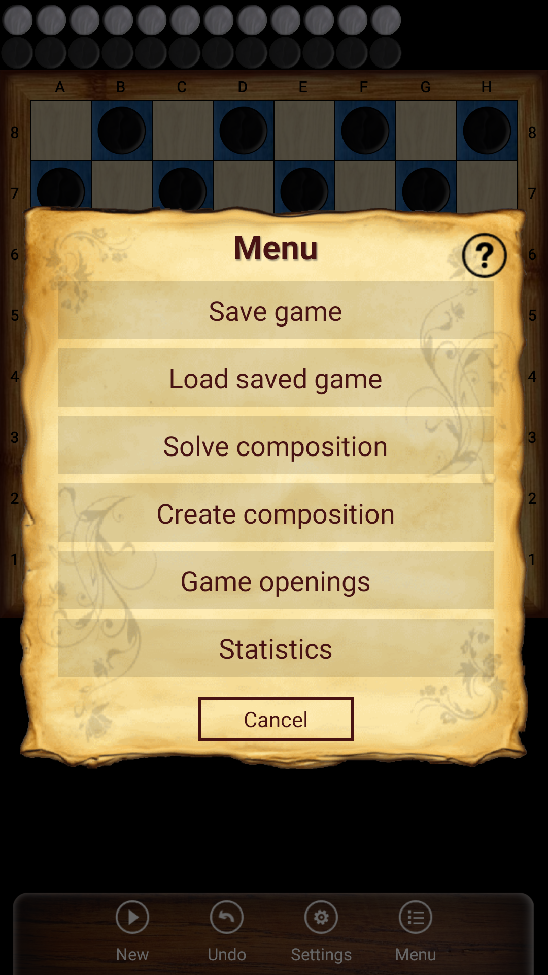 اسکرین شات 8 بازی Shashki - Russian checkers