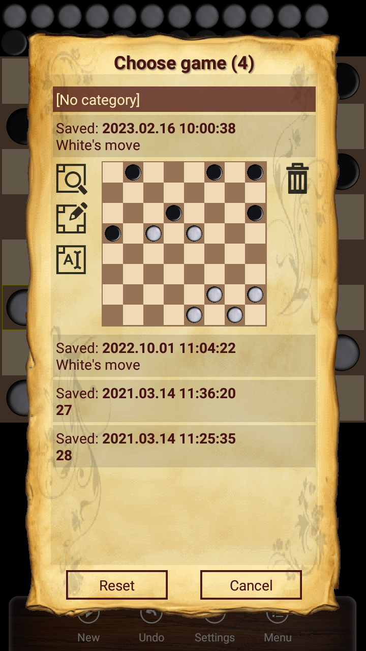 اسکرین شات 6 بازی Shashki - Russian checkers