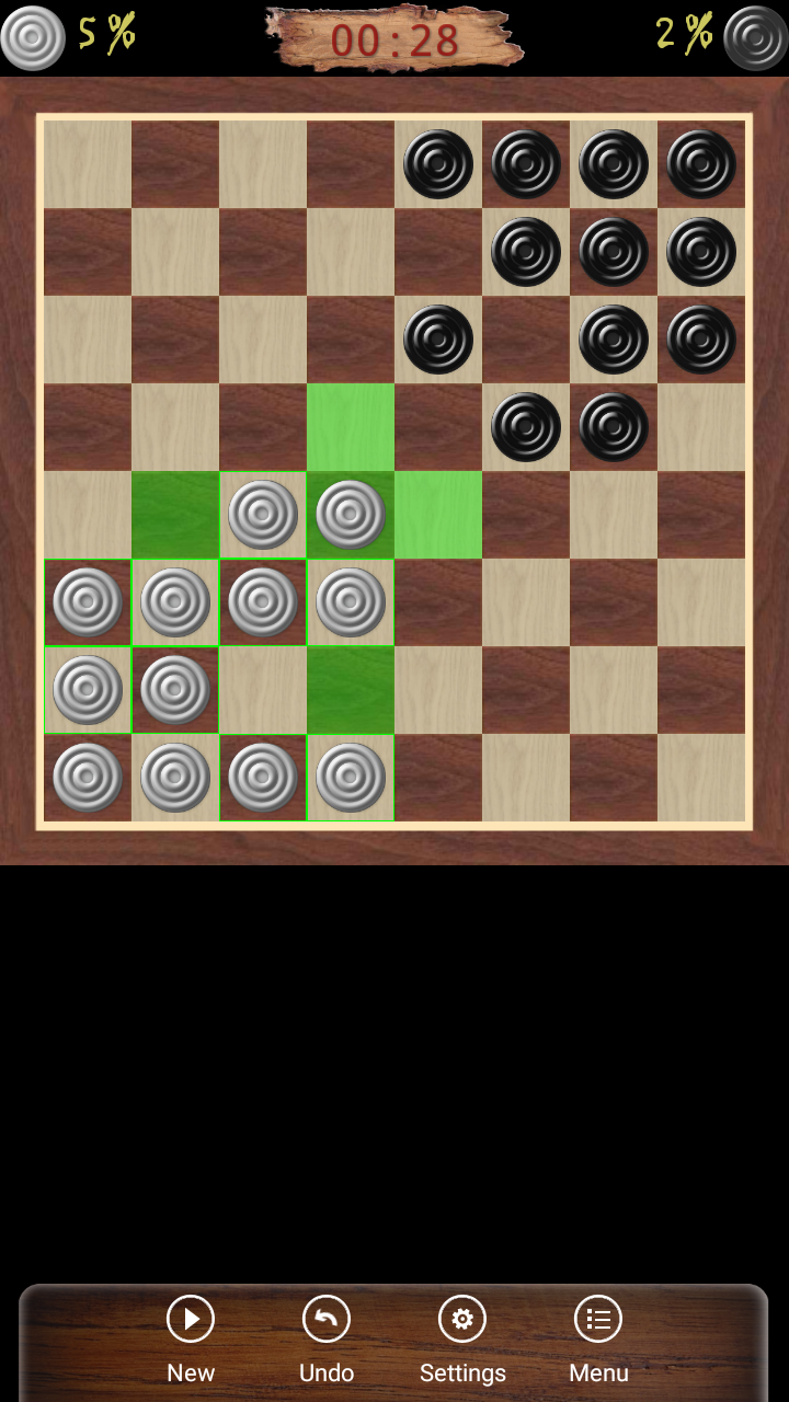 اسکرین شات 3 بازی Ugolki - Checkers - Dama