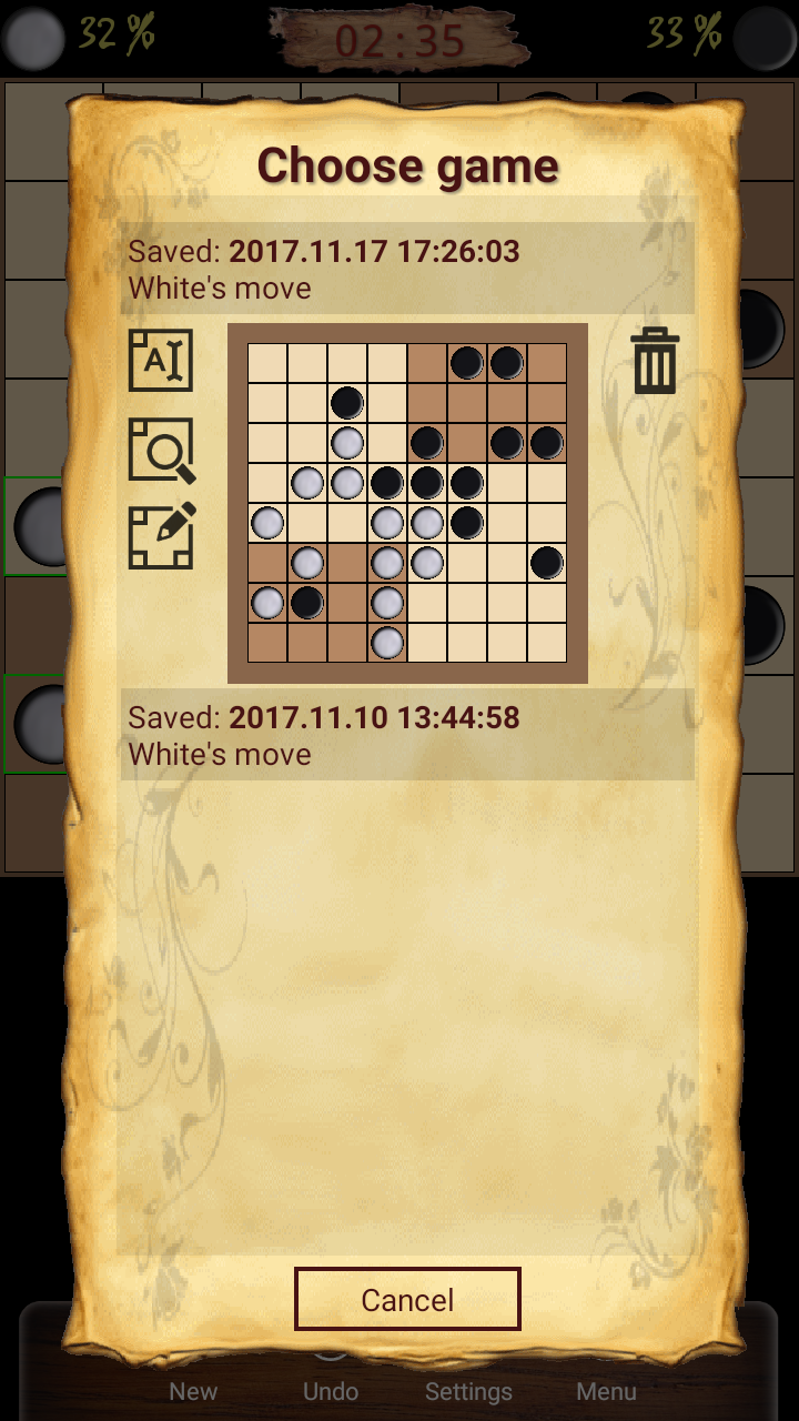 اسکرین شات 2 بازی Ugolki - Checkers - Dama