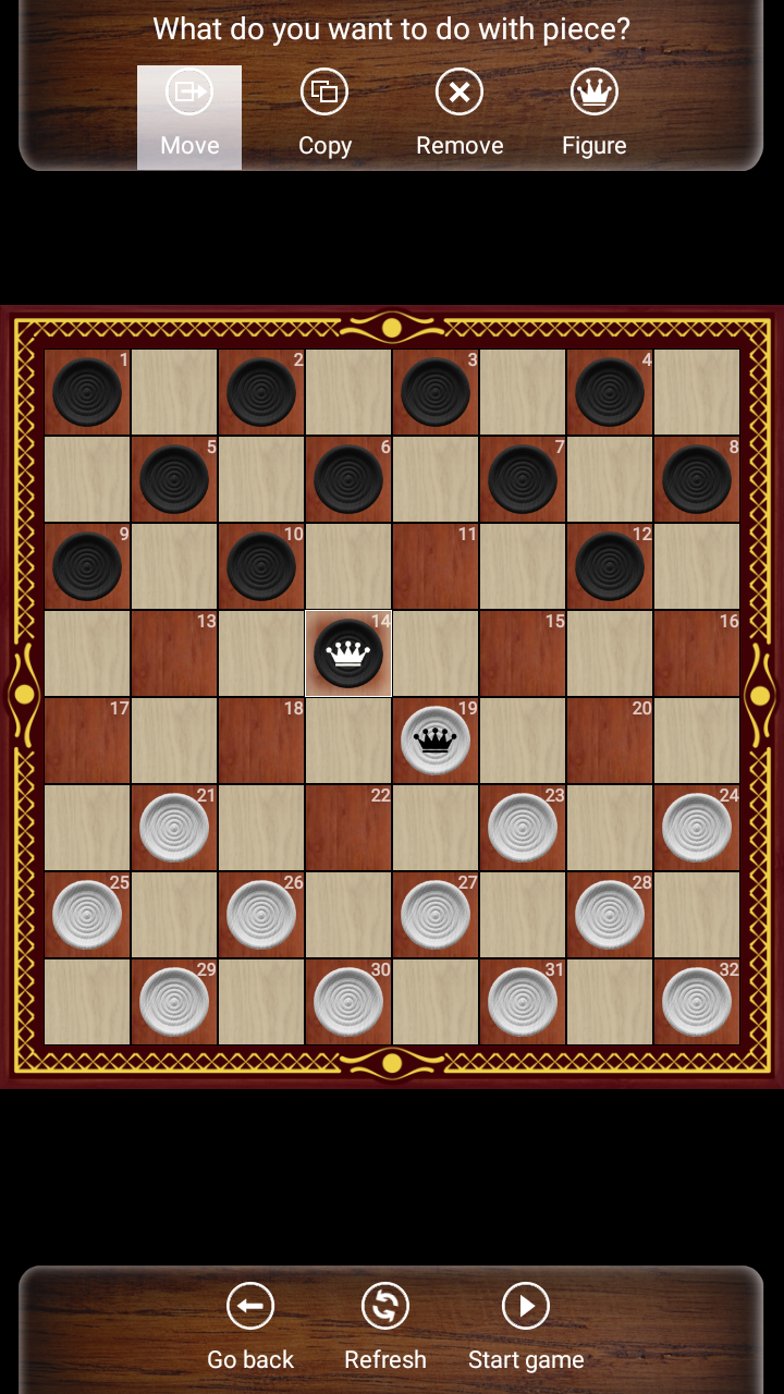 اسکرین شات 2 بازی Italian Dama - Online