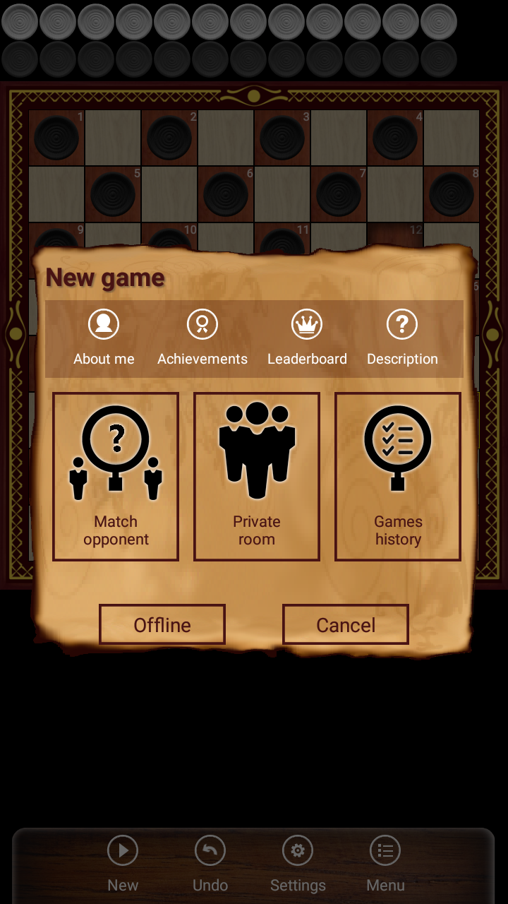 اسکرین شات 6 بازی Italian Dama - Online