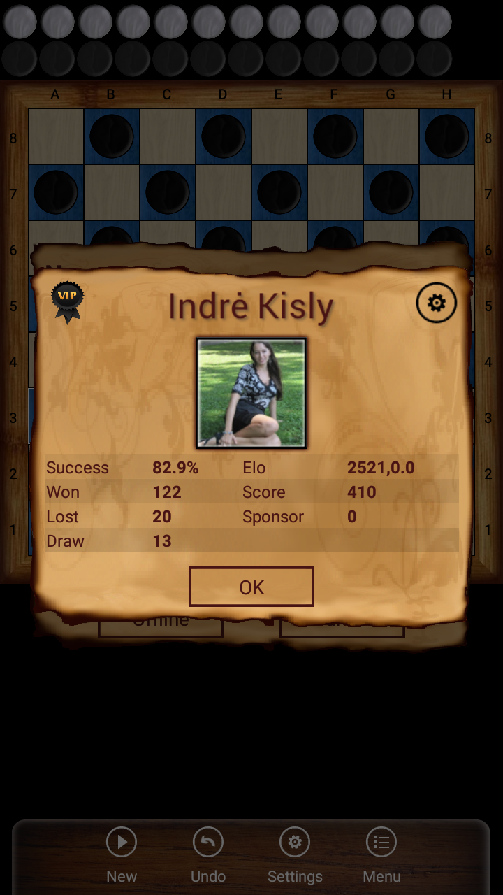 اسکرین شات 5 بازی Italian Dama - Online