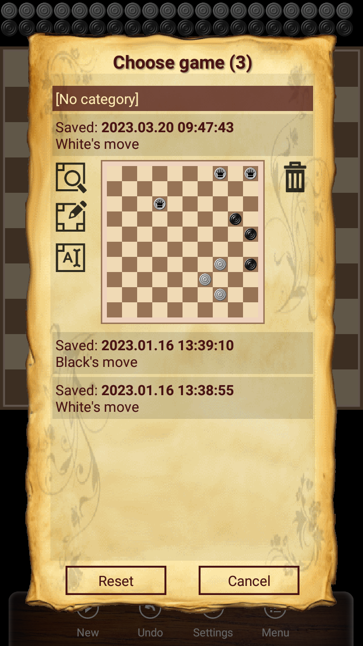 اسکرین شات 8 بازی Draughts 10x10